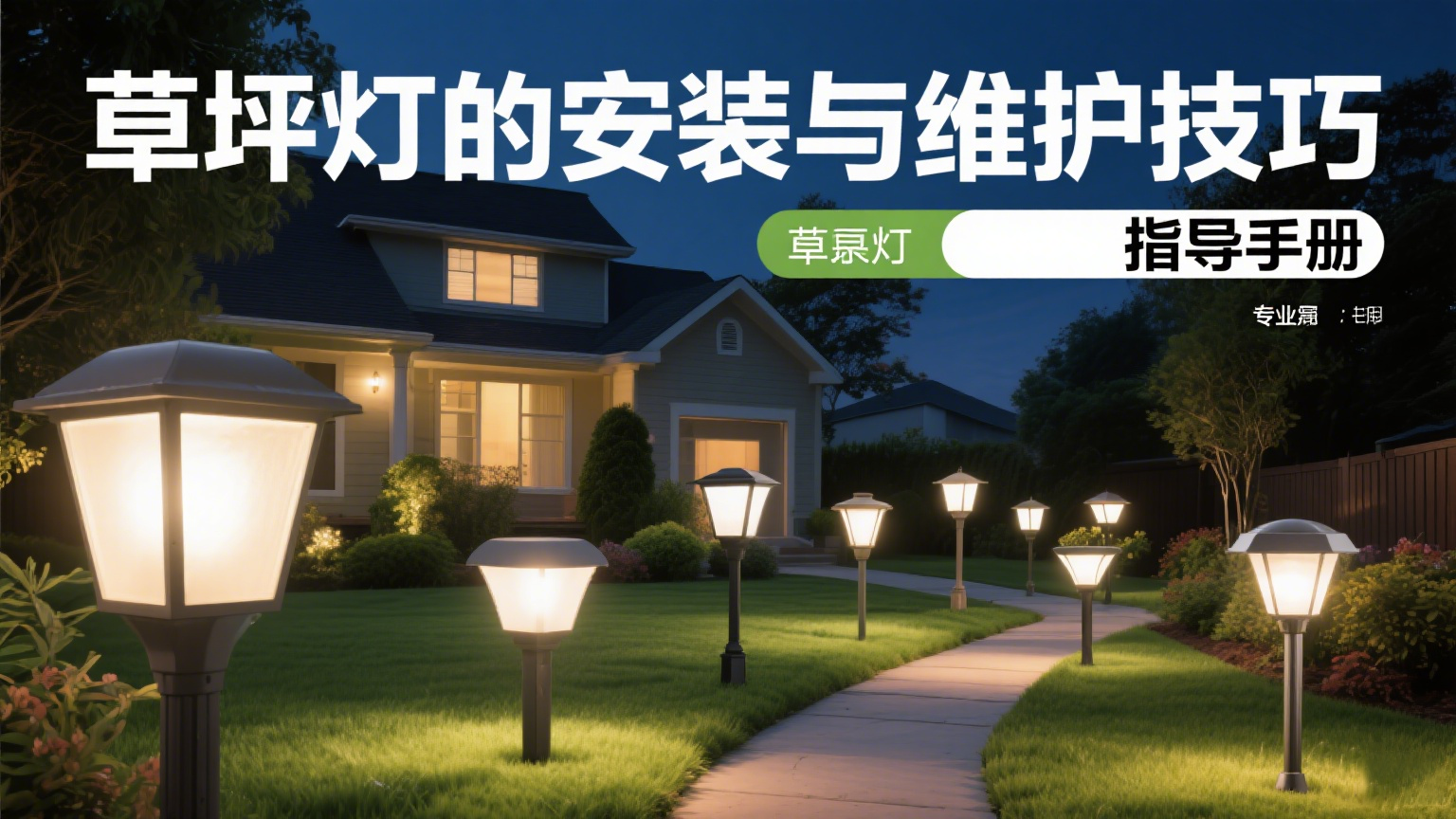 草坪灯的安装与维护技巧